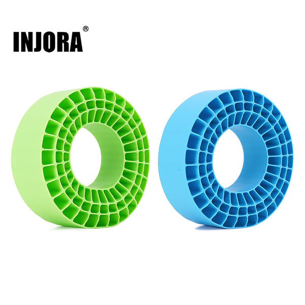 INJORA 4pcs Silicone Rubber Inserts for 132-134mm(5.25" OD) 2.2" Tires