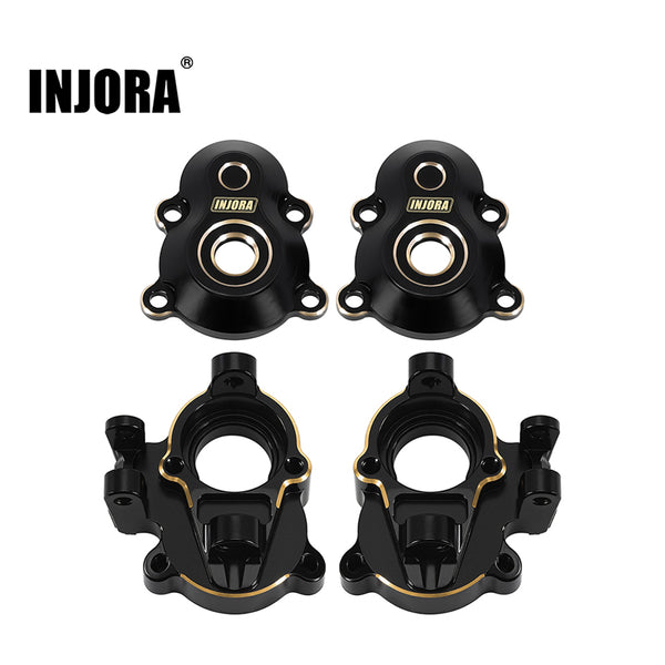 INJORA 11g Braccio Sterzante in Ottone con Rivestimento Nero per Crawler RC 1/18 Redcat Ascent-18 Upgrade INJORA 11g Braccio Sterzante in Ottone con Rivestimento Nero per Crawler RC 1/18 Redcat Ascent-18 Upgrade