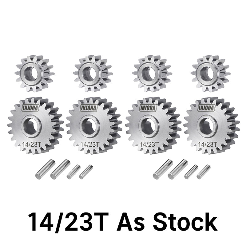 TRX4M Metal CNC Transmission Gearbox Set With Motor Gear