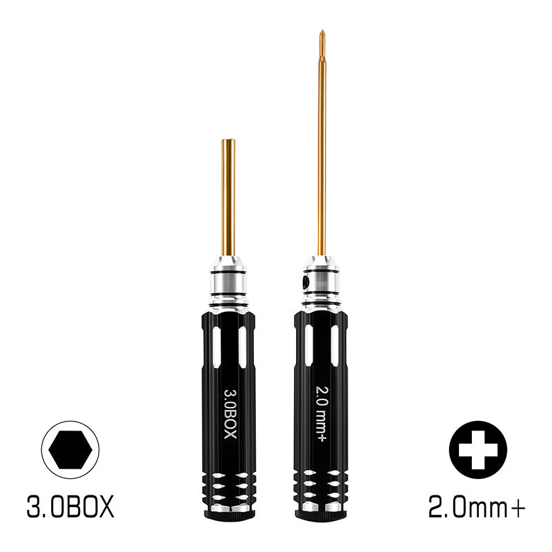 one shot measure R-H-30　2セット INJORA Drivers for 1/30 Axial SCX30, 3.0mm Nut, 2.0mm Phillips, T3 Tor