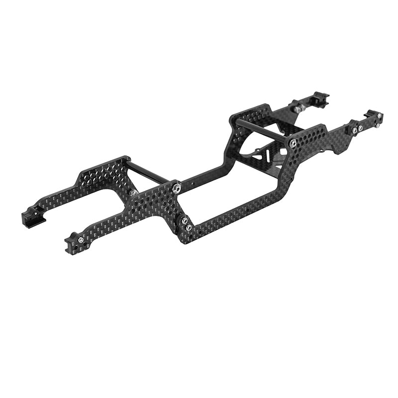 インジョラカーボンフレームクローラー MAD WAGON INJORA Universal LCG Chassis Kit for 1/18 TRX4M Upgrade (Carbon Fiber)