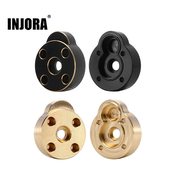 INJORA Brass Outer Portal Housing Covers For FCX24 FCX18 Front & Rear Axles (FCX24-01)