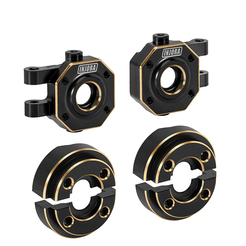 トランキーロ。　4/20 INJORA Brass Steering Knuckles and Counterweight for 1/18 TRX4M