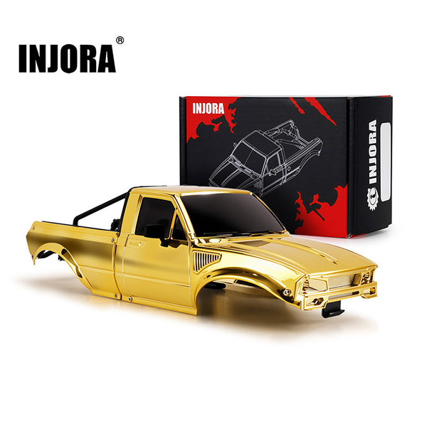 INJORA Limited Edition IR60 Pickup Hard Body for 1/18 TRX4M Defender Bronco (Gold)