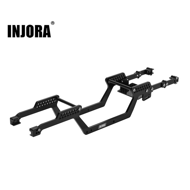 INJORA Universal LCG Chassis Kit for 1/18 TRX4M Upgrade (Aluminum)