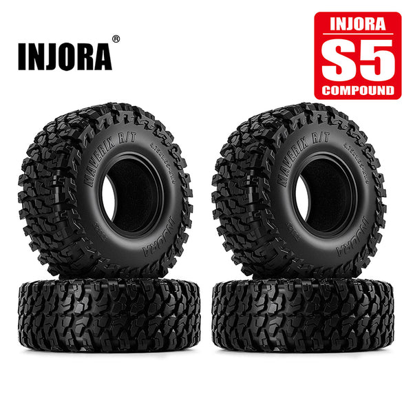 INJORA S5 MAVERIX 1.9" 4.75" OD R/T Tires (4) (120*42mm)