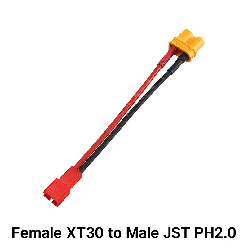 INJORA XT30 to JST-RCY JST PH2.0 TRX-4M T-Style EC3 Battery Adapter Ca