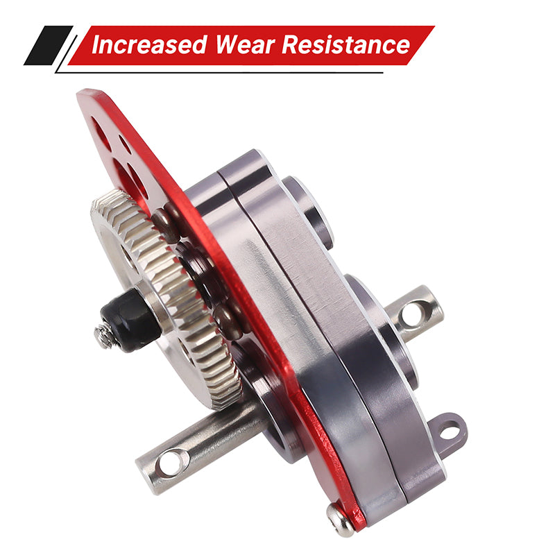24-TWENTY FOUR- トリロジーBOX 1.2 INJORA CNC Aluminum Complete Transmission Gearbox for Axial