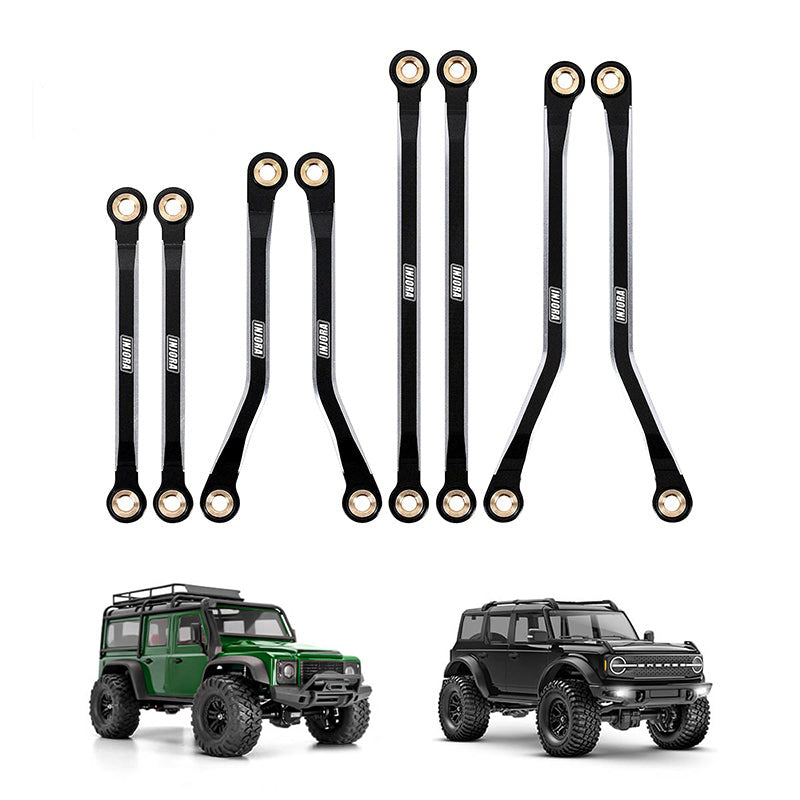 INJORA Aluminum High Clearance Chassis Links Set for 1/18 TRX4M Defend