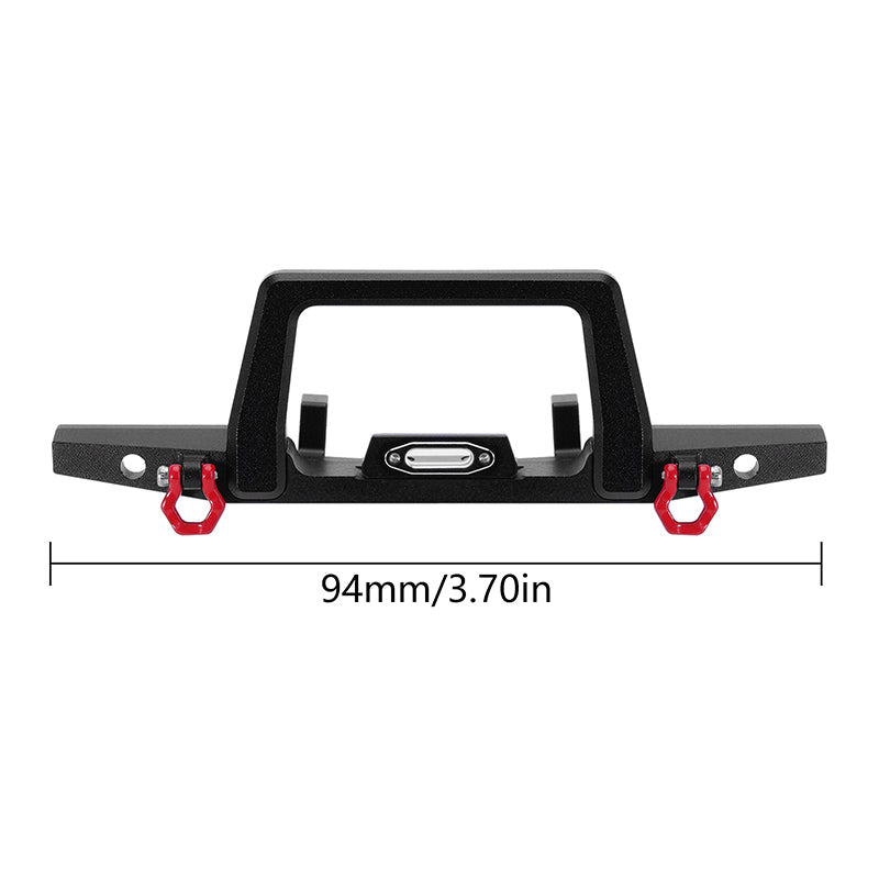 INJORA CNC Aluminum Front Rear Bumper for 1/18 TRX4M Defender (4M-41)