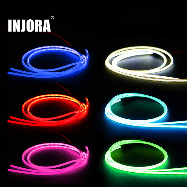 INJORA Flexible Cuttable LED Strip Lights for RC Cars