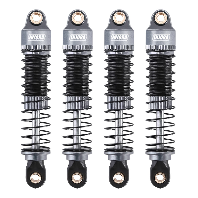 INJORA 53mm Threaded Oil Shocks for 1/18 Redcat Ascent-18 HPI Venture1