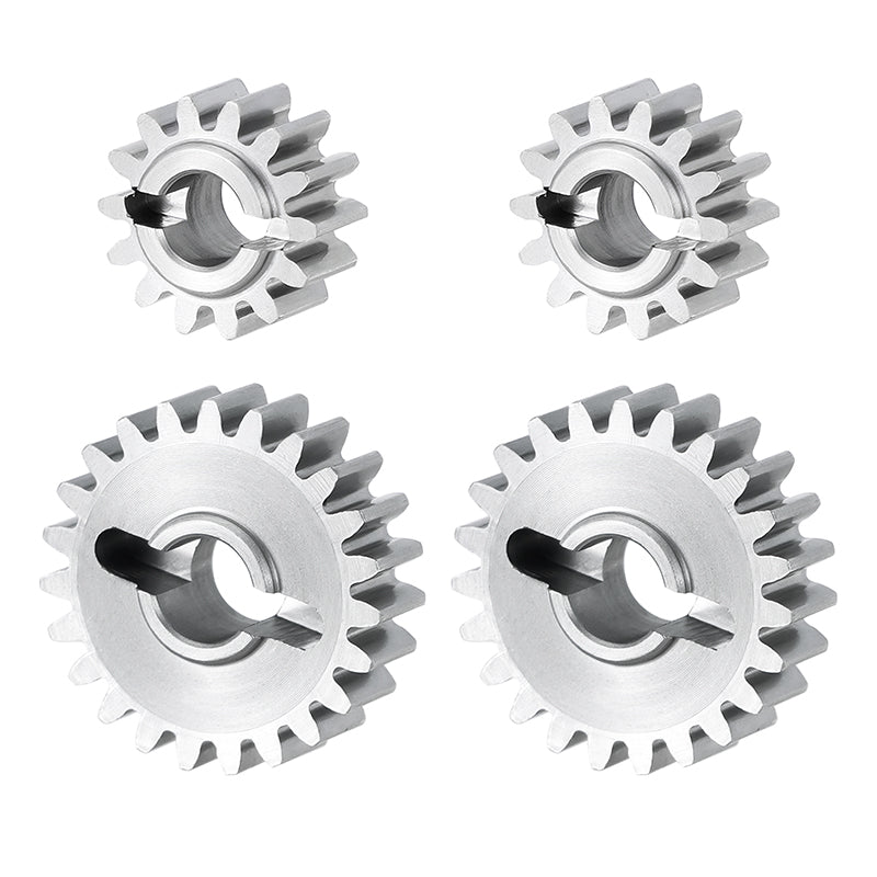 INJORA Stainless Steel Portal Gears Set for 1/18 Redcat Ascent-18 & Sc