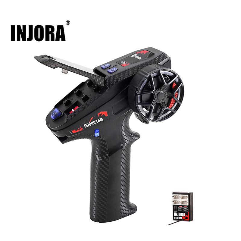 INJORA T6M 2.4GHz Transmitter with Micro 4CH Receiver for 1/30 SCX30