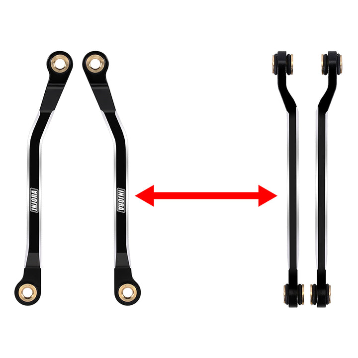 INJORA Messing High Clearance Links Set für TRX4M High Trail K10 1/18 RC Crawler Upgrade INJORA Messing High Clearance Links Set für TRX4M High Trail K10 1/18 RC Crawler Upgrade