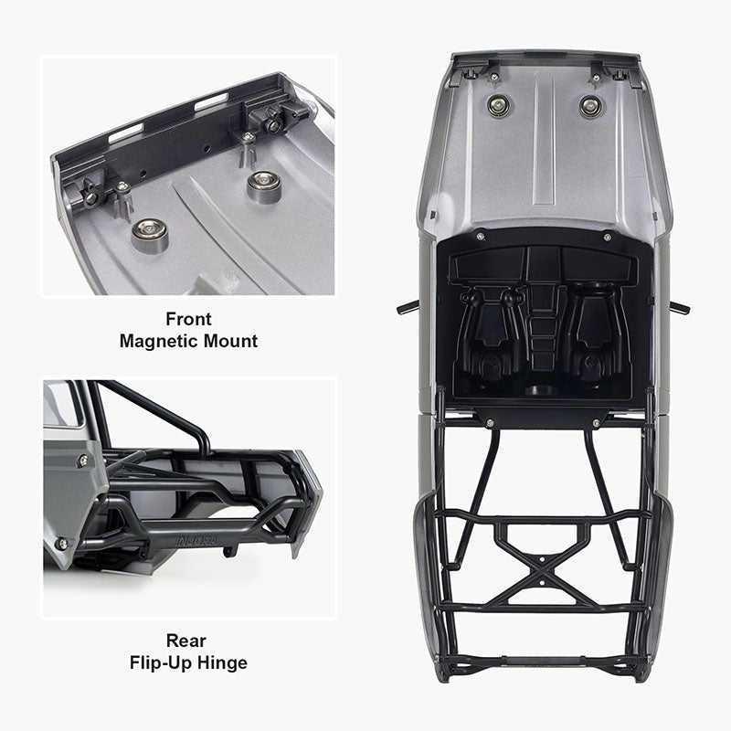 INJORA IR60-10 Hard Body with Interior & Bed Cage for 1/10 RC Crawler