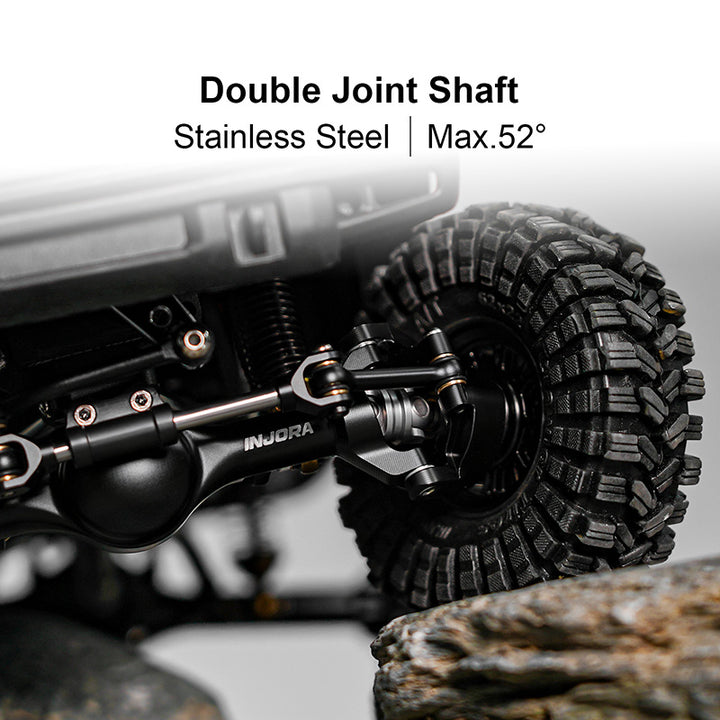 INJORA +7mm Planet Axles with Double Joint Shafts for 1/18 TRX4M
