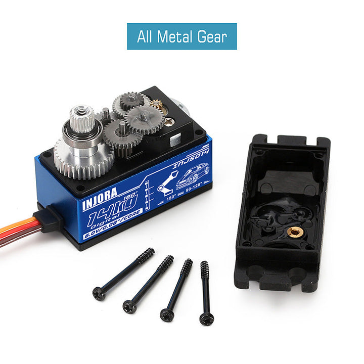 INJORA INJS014 14KG Metal Gear Digital Low Profile Servo for 1/10 RC C