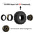 INJORA 1.0" 58*24mm -2.65mm Offset Brass Beadlock Wheel Set for 1/24 1/18 RC Crawler