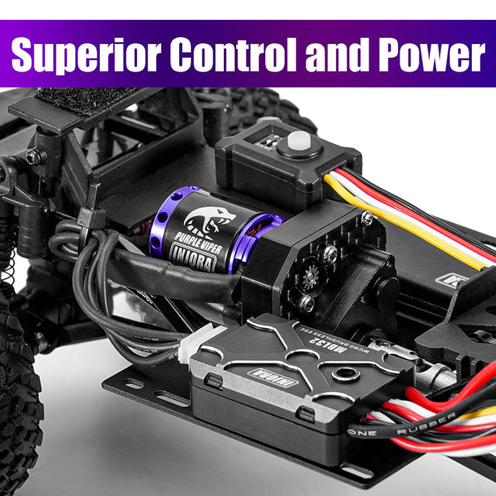INJORA MBL32 G2 ESC Micro Étanche Brushless avec Tutoriel pour Crawlers RC 1/24 1/18 TRX4M Ascent18 SCX24 INJORA MBL32 G2 ESC Micro Étanche Brushless avec Tutoriel pour Crawlers RC 1/24 1/18 TRX4M Ascent18 SCX24