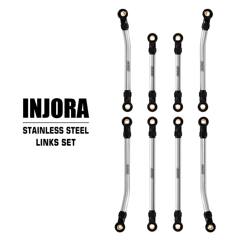 US Warehouse] INJORA Stainless Steel High Clearance Links for 1/18 Re