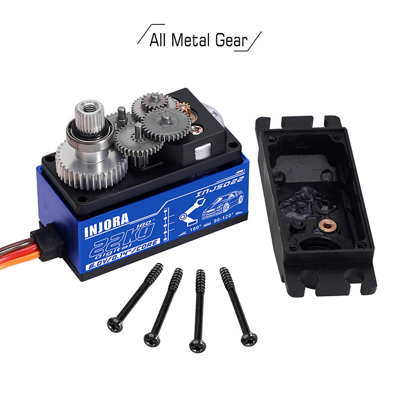 INJORA INJS022 22KG Low Profile Digital Servo for 1/10 RC Car