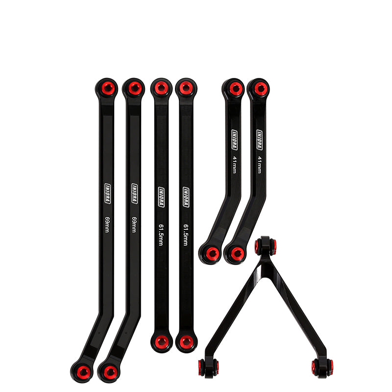 INJORA 7pcs High Clearance Chassis Links for Axial SCX24