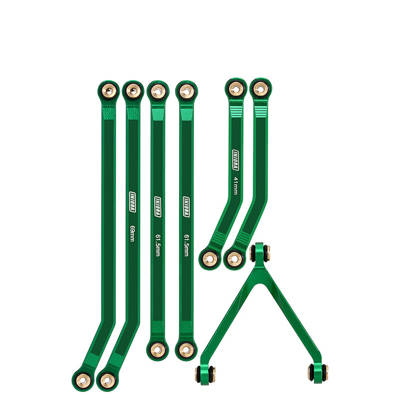 INJORA 7pcs High Clearance Chassis Links for Axial SCX24
