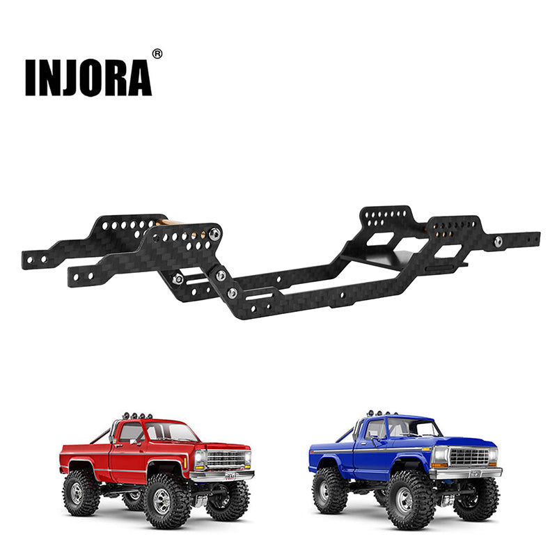 INJORA LCG Carbon Fiber Chassis Kit for 1/18 TRX4M High