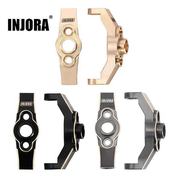INJORA 4g/pcs Brass Caster Blocks C Hub Carriers for 1/18 TRX4M (2) (4M-05)