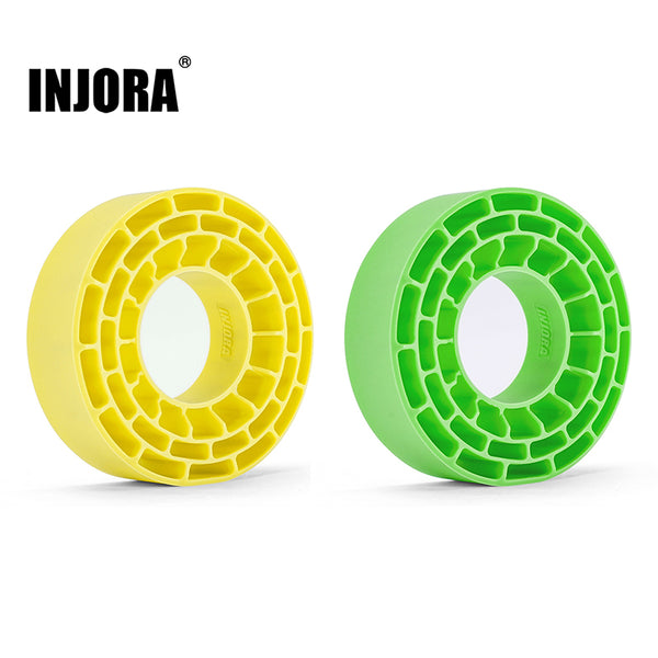 INJORA 4pcs Silicone Rubber Inserts For 62-64mm*24mm 1.0" Tires