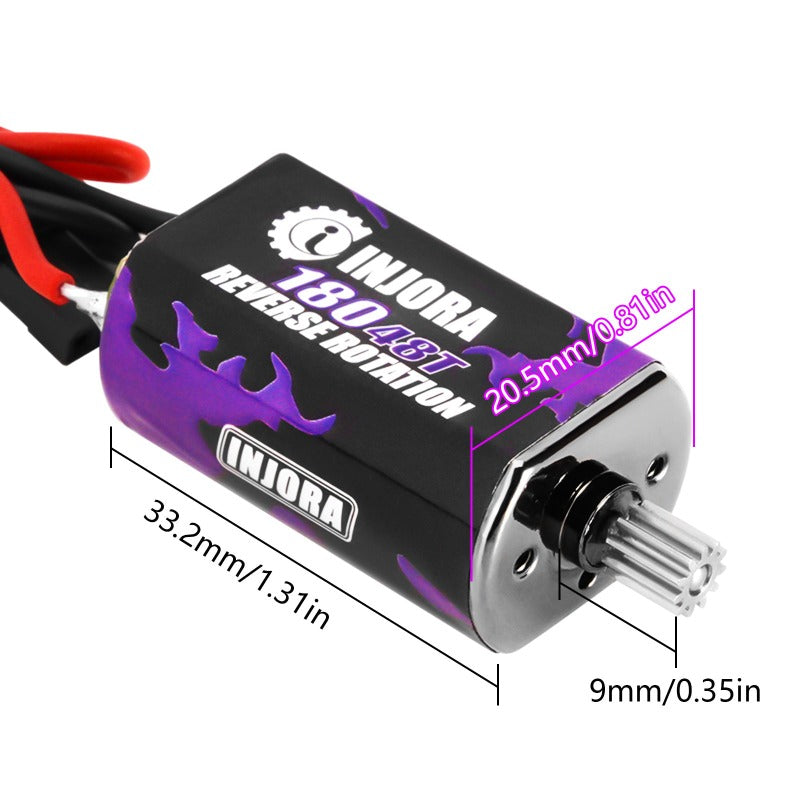 トラクサス　trx4m他　INJORA ROVERIN ブラシレスモーター New Roverin Injora Trx4M Sensored Brushless FOC 4800kv Motor