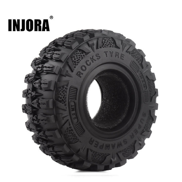 Pneu De Roda De Aro De 110 Mm 1.9 Polegadas Para 1/10 RC Rock Crawler SCX10 D90 TRX4 | Brasil