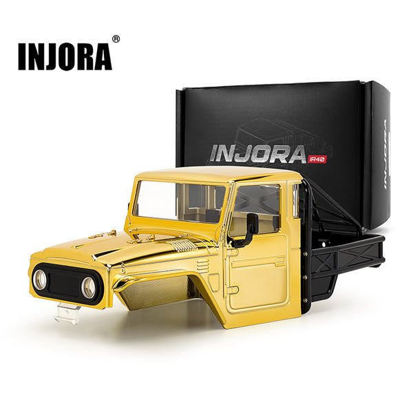 トラクサスTRX4M INJORA IR40フルカスタム ローレンジギア変更済み Injora IR40 Half Truck Hard Pre-Painted Body Set for Traxxas® TRX