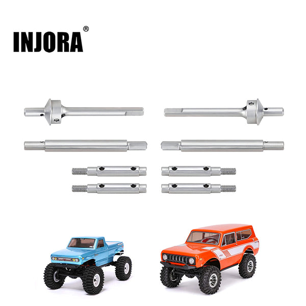 INJORA Stainless Steel Portal Axle Shafts for 1/18 Redcat Ascent-18