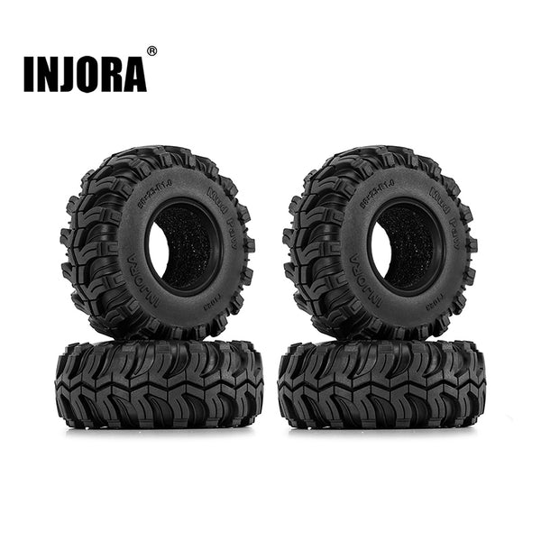 INJORA 1.0" 58*23mm Mud Paw M/T Tires (T1023)
