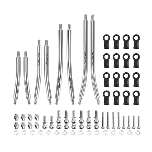 INJORA Stainless Steel High Clearance Links Set for 1/30 SCX30 Tacoma
