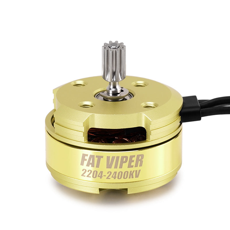 INJORA Gold Fat Viper 2204 Brushless Outrunner Motor for 1/18 TRX4M