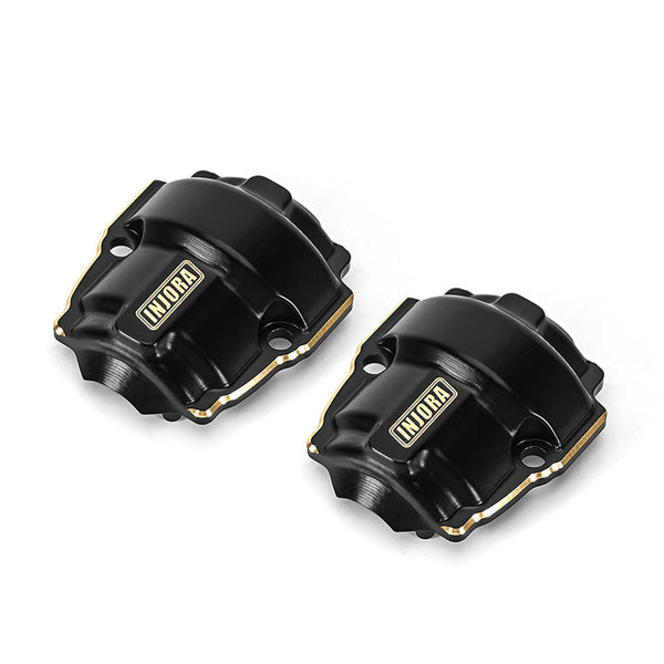 INJORA Brass Front Rear Diff Covers for 1/18 Redcat Ascent-18 (ASC18-0