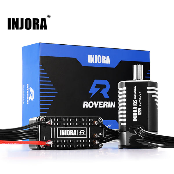 [US Warehouse] INJORA Roverin FOC Sensored Brushless ESC & Motor Combo for 1/18 TRX4M Ascent18 (4800Kv)