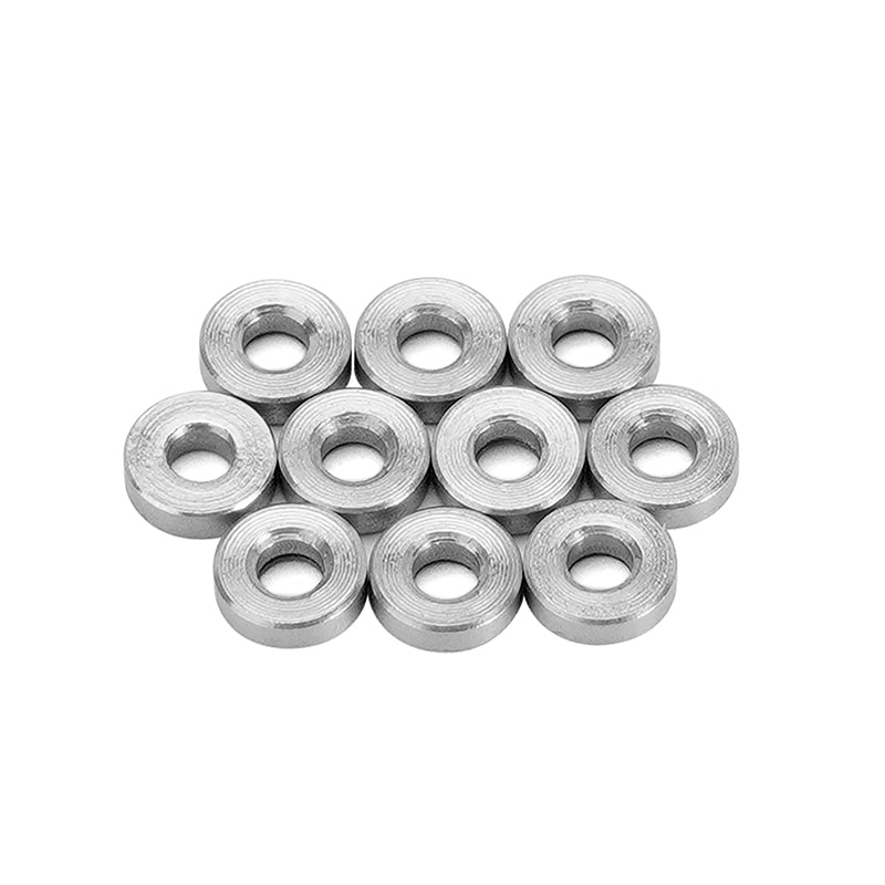 INJORA 50PCS M1.4 M2 Flat Stainless Steel Washers Spacers for 1/24 SCX