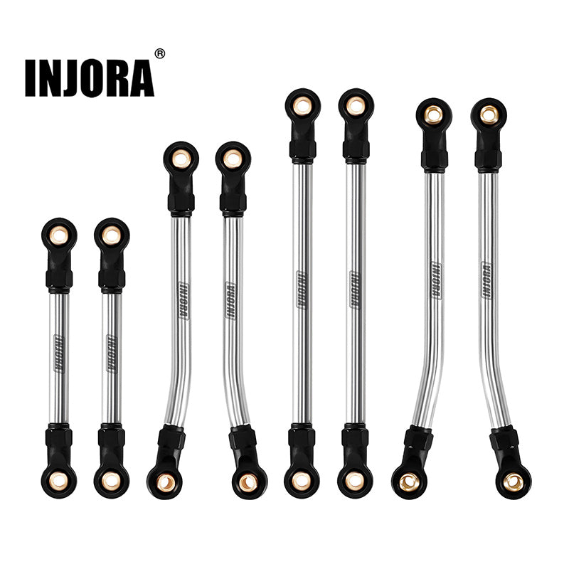 INJORA Stainless Steel High Clearance Links for 1/18 Redcat Ascent-18
