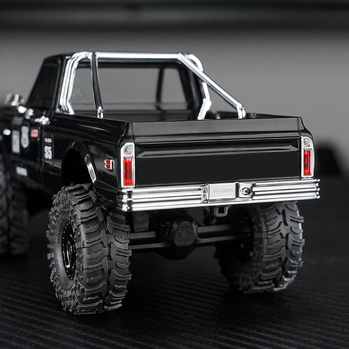 Pare-chocs arrière sur chenilles RC en alliage d'aluminium poli pour Axial SCX10 90046 TRX4
