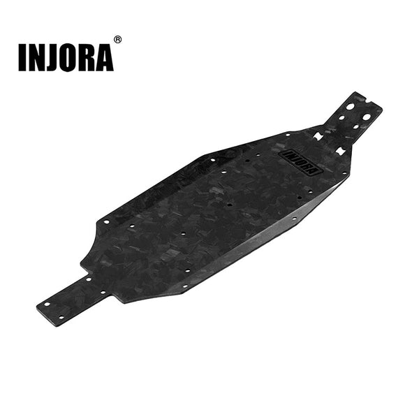 INJORA Forged Carbon Fiber Chassis for 1/24 Buggy Losi Micro-B (8g)