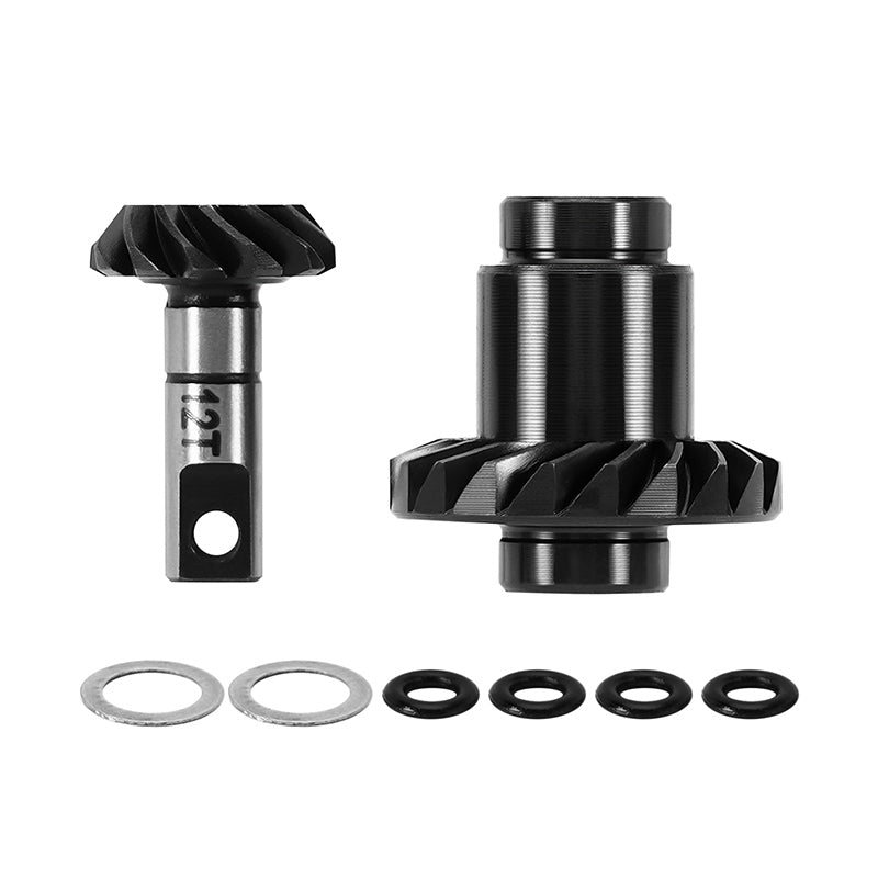 INJORA Alloy Steel Helical Diff Gears for 1/18 Redcat Ascent-18