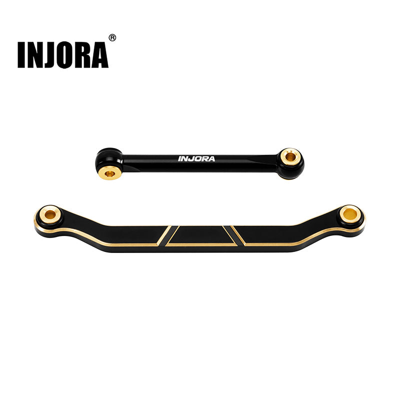 INJORA Black Brass Steering Links for 1/18 Redcat Ascent-18 Scout II B