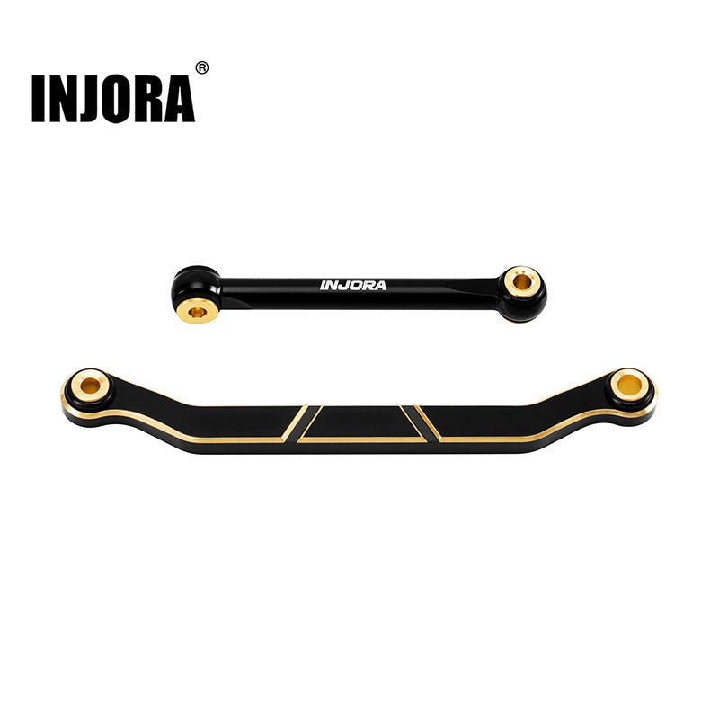 INJORA Black Brass Steering Links for 1/18 Redcat Ascent-18 High Steer