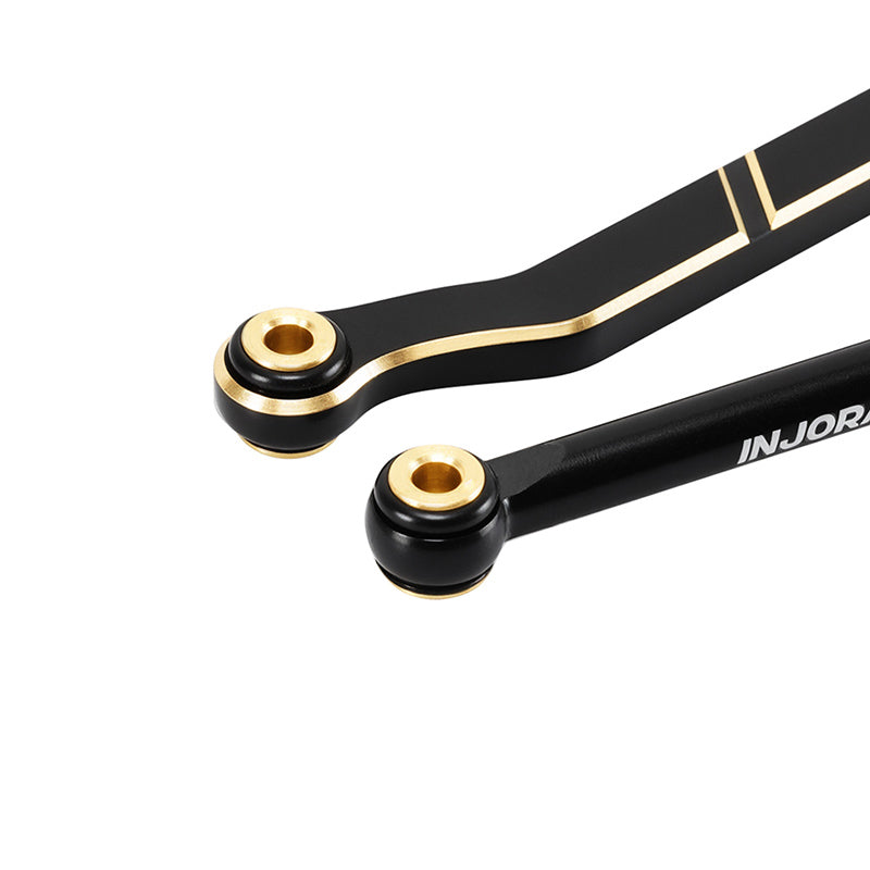 INJORA Black Brass Steering Links for 1/18 Redcat Ascent-18 High Steer