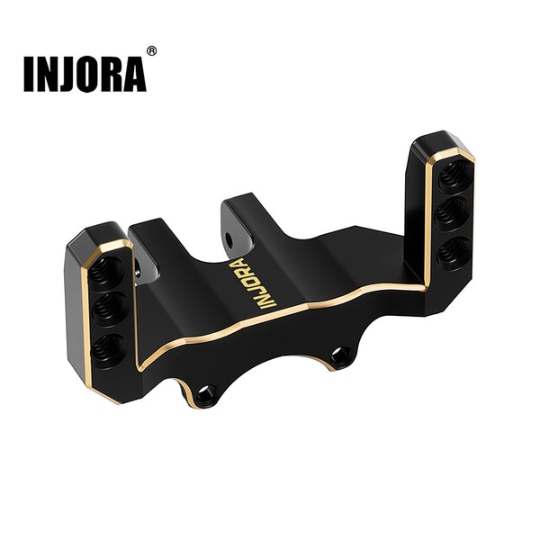 INJORA Black Coating Brass Servo Mount for 1/24 SCX24