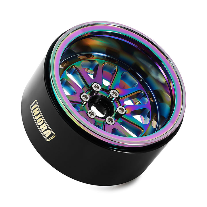 INJORA 2.2 Beadlock Wielen van Messing & Aluminium – 0mm Offset voor 1/10 RC Crawlers (W2259) - DGW-2259CH · Modelsport INJORA 2.2 Beadlock Wielen van Messing & Aluminium – 0mm Offset voor 1/10 RC Crawlers (W2259) - DGW-2259CH · Modelsport